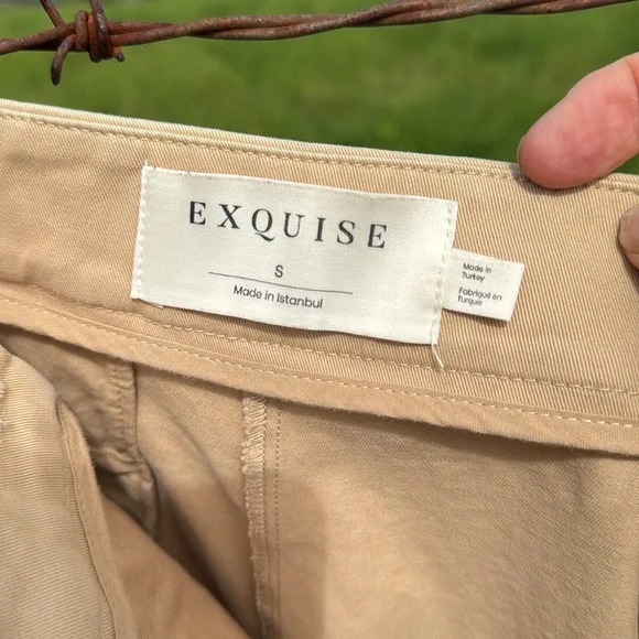 Anthropologie Equise barrel Leg Chinos Cedar Small - Picture 9 of 10